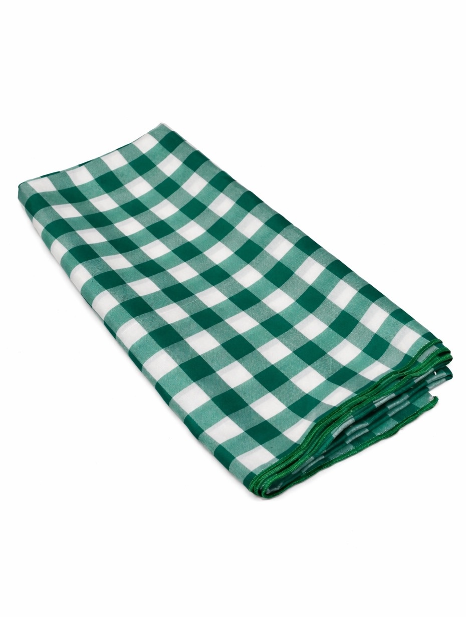 Toalhas de Tecido - Verde Xadrez - daydecorafestas