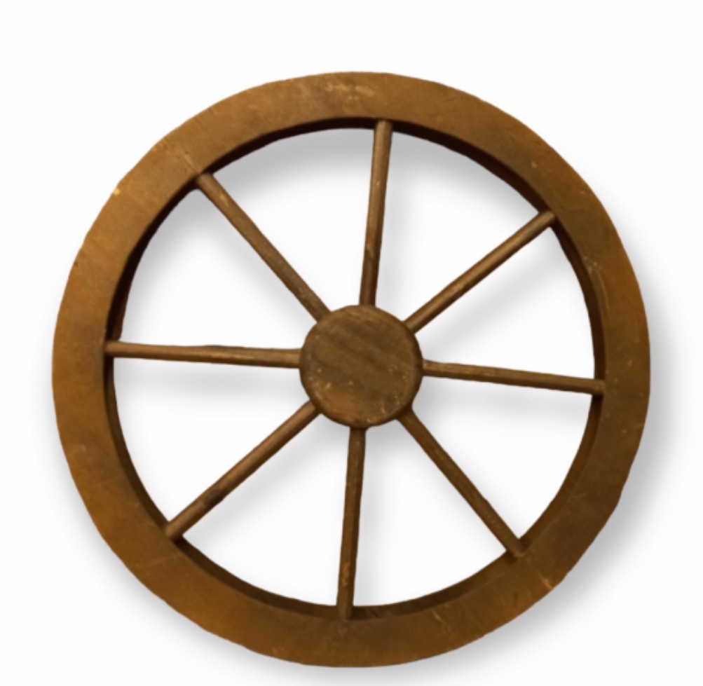 Roda de Carroça - Madeira - daydecorafestas
