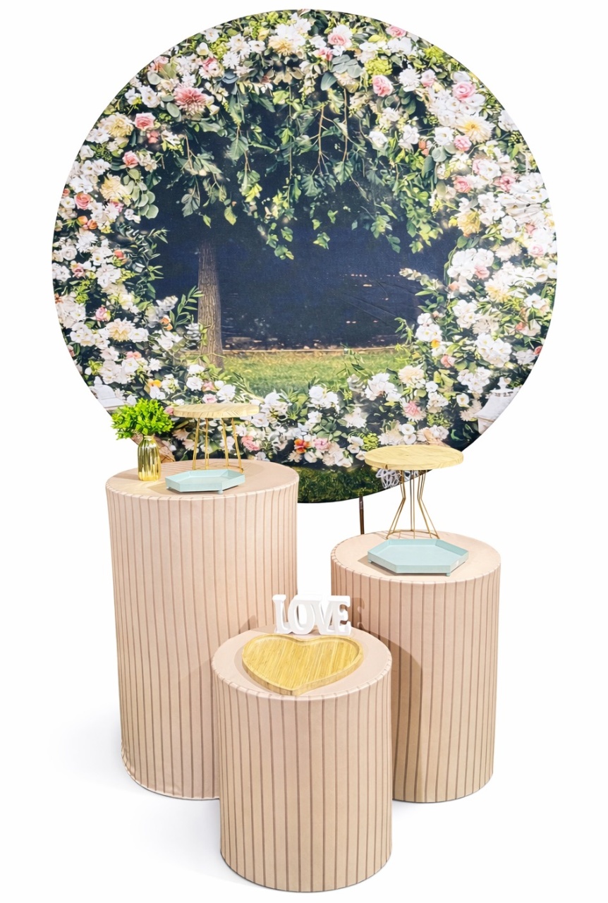 Kit - Bege E Verde - daydecorafestas