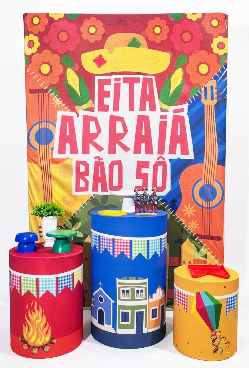Kit - Arraiá Bão - daydecorafestas