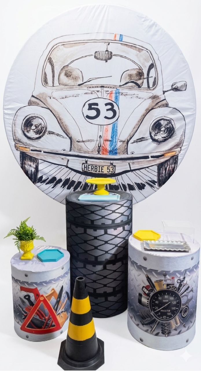 Kit - Herbie Fusca 2 - daydecorafestas