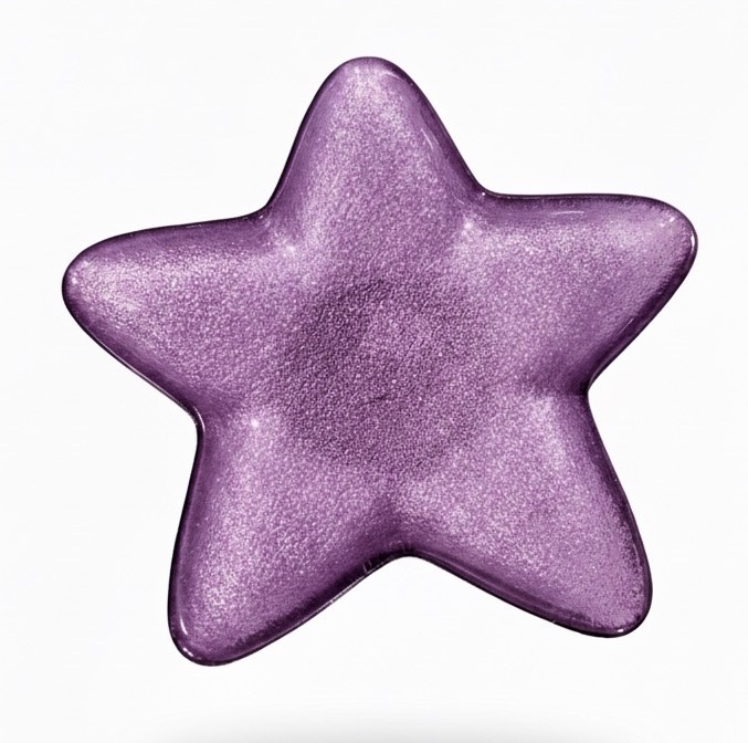 Bandeja Estrela - Roxo - Fundo Do Mar - daydecorafestas