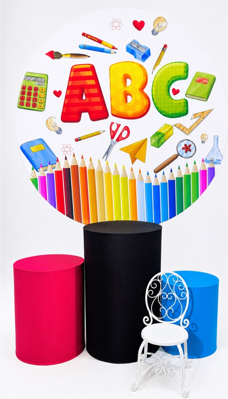 Kit - Abc - Formatura - Cenário  - daydecorafestas