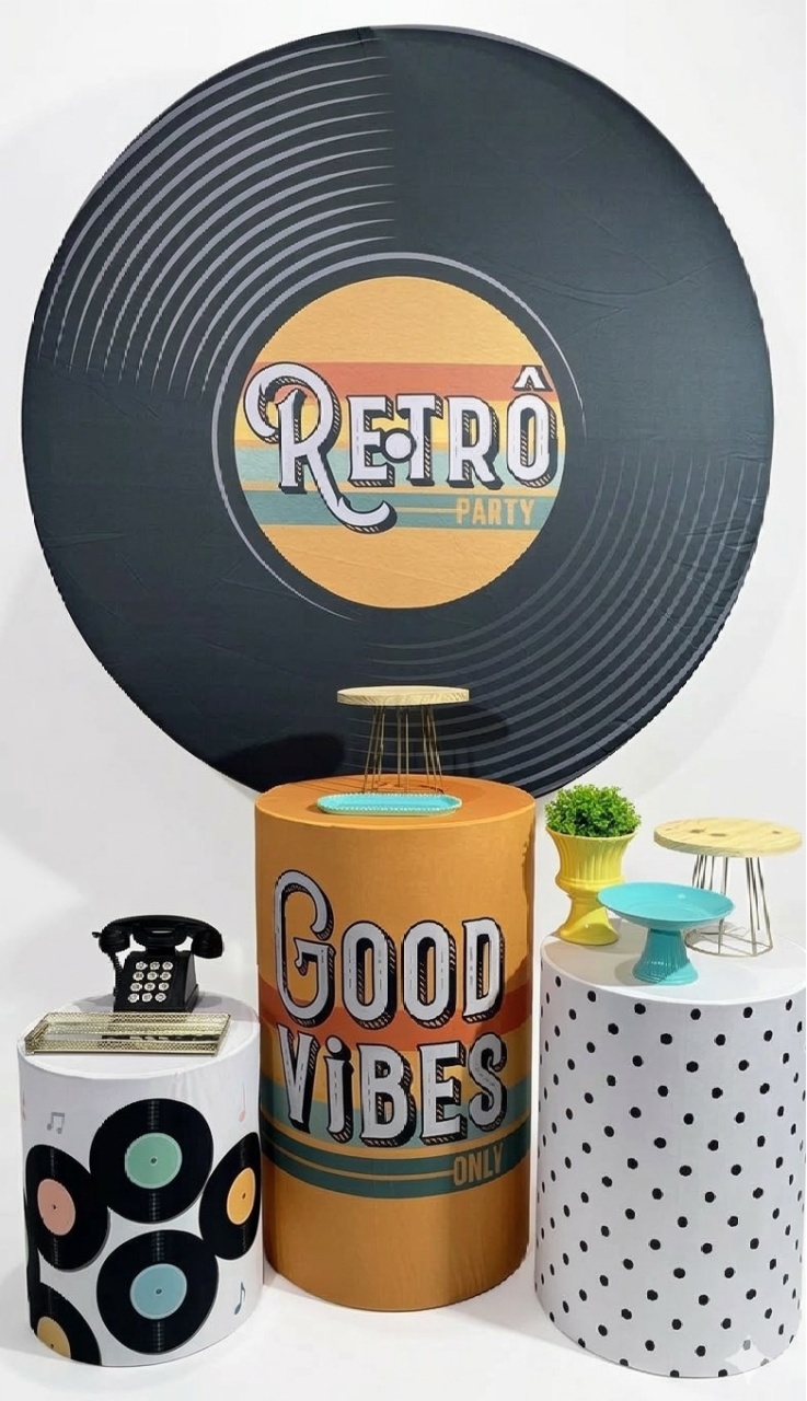 Kit - Retrô Party 2 - daydecorafestas