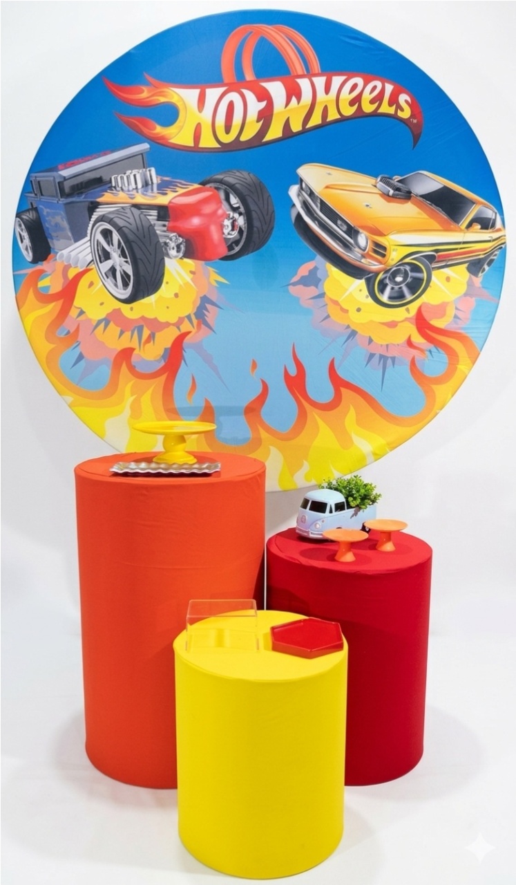 Kit - Hot Wheels  - daydecorafestas