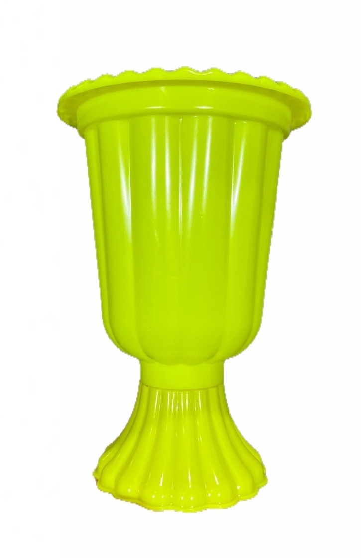 Vaso Amarelo Neon - Acrilico - P - daydecorafestas