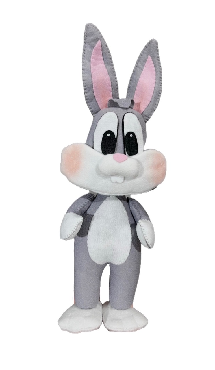 Looney Tunes - Pernalonga Baby - Feltro - daydecorafestas