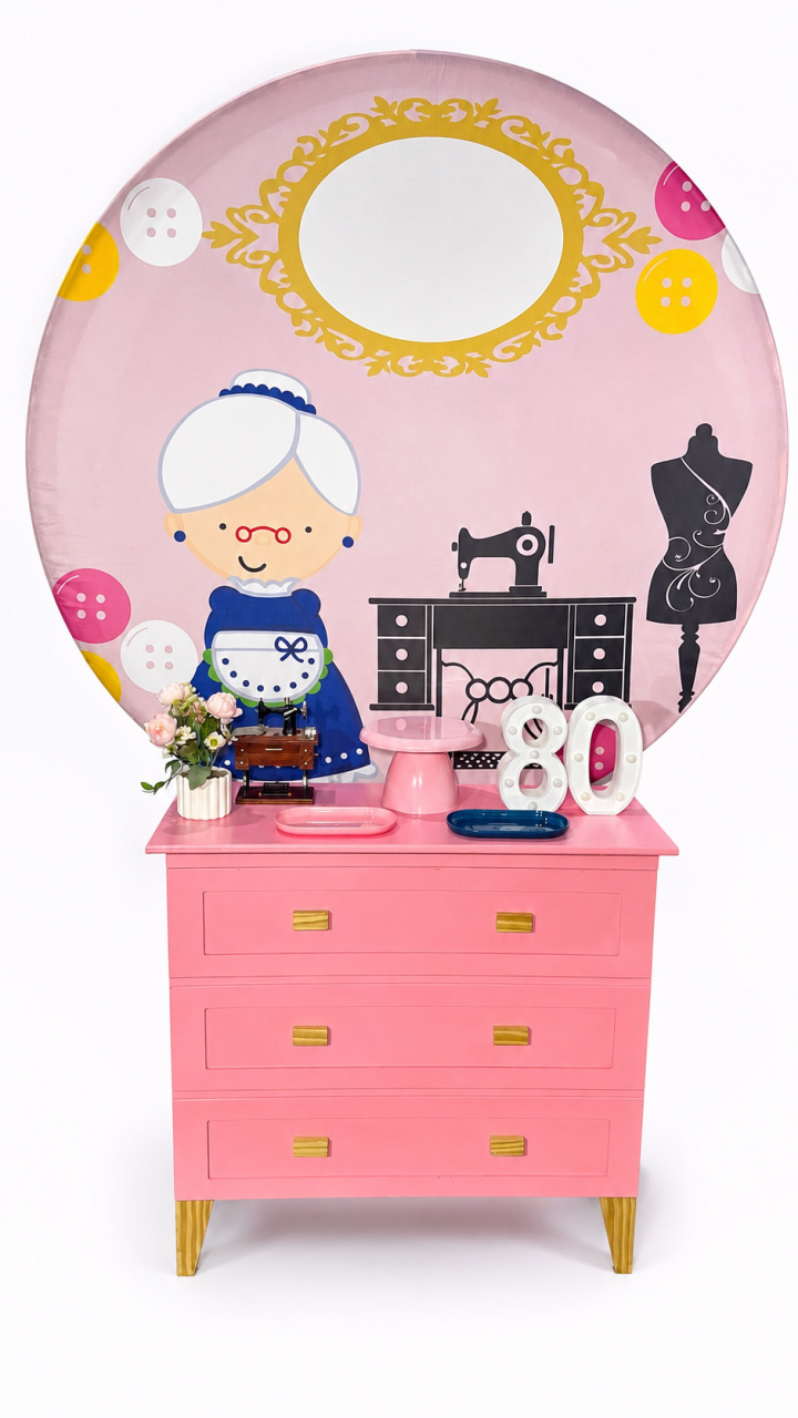Kit - Vovó - 80 Anos - daydecorafestas