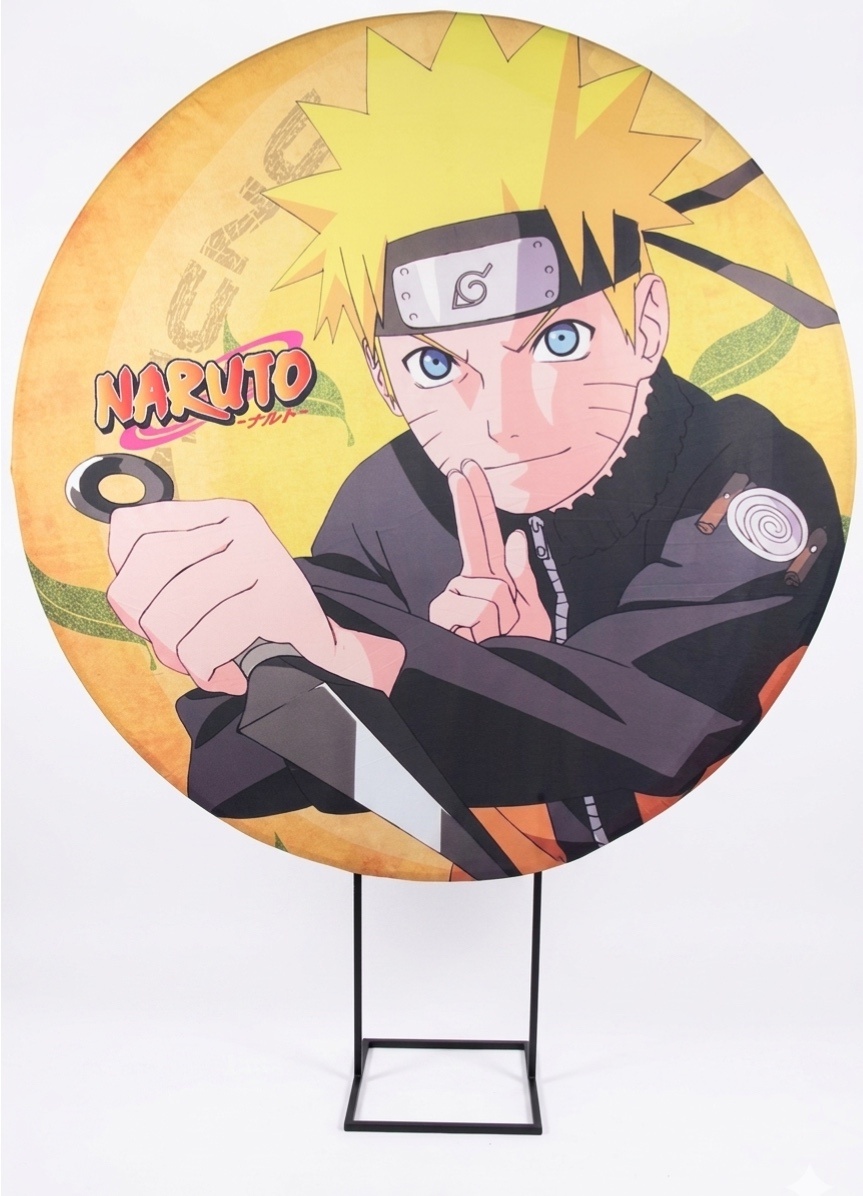 Painel Redondo 1,50 - Naruto - daydecorafestas