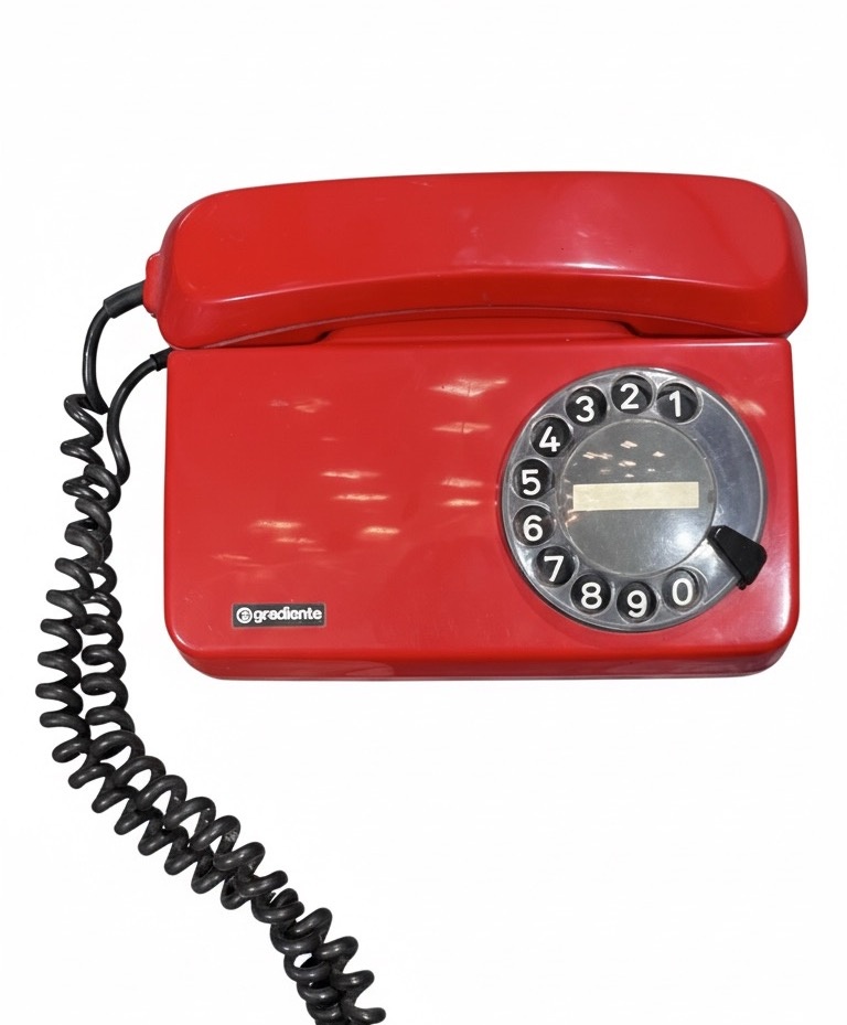 Telefone Antigo - Vermelho  - daydecorafestas