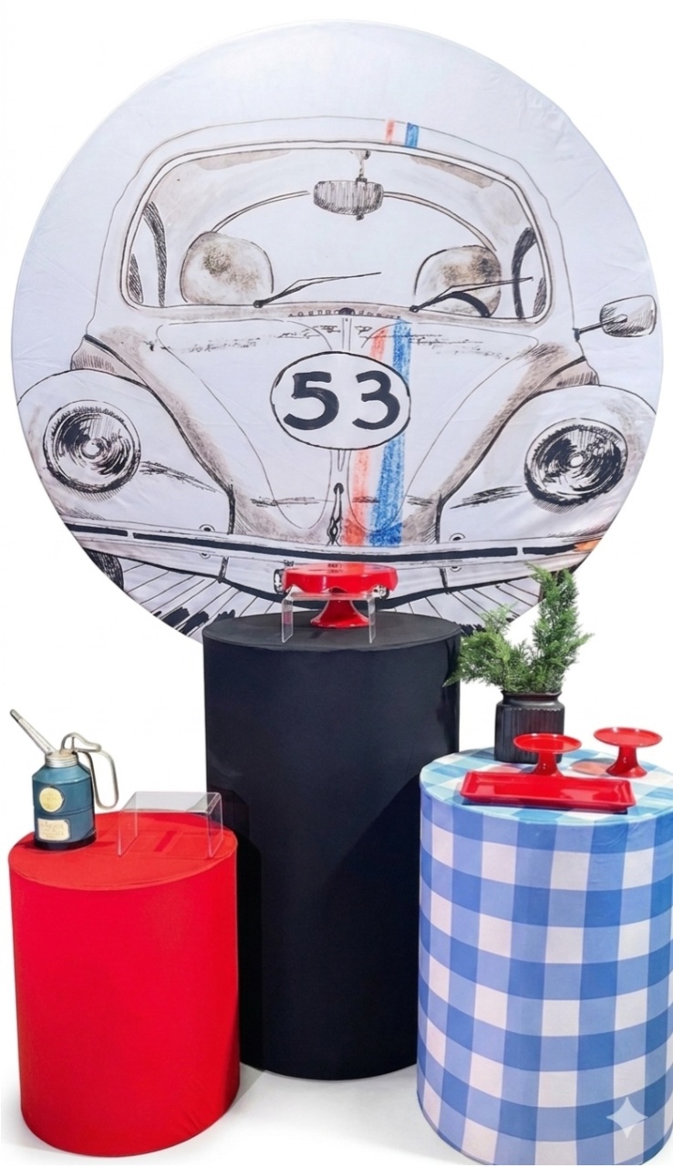 Kit - Herbie Fusca 3 - daydecorafestas