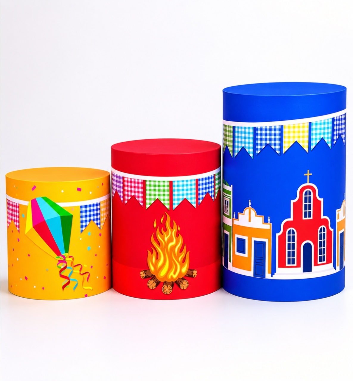 Trio de Capas - Festa Junina  - daydecorafestas