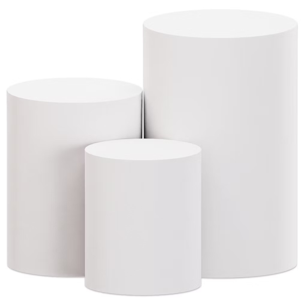 Trio Capas - Branca - daydecorafestas