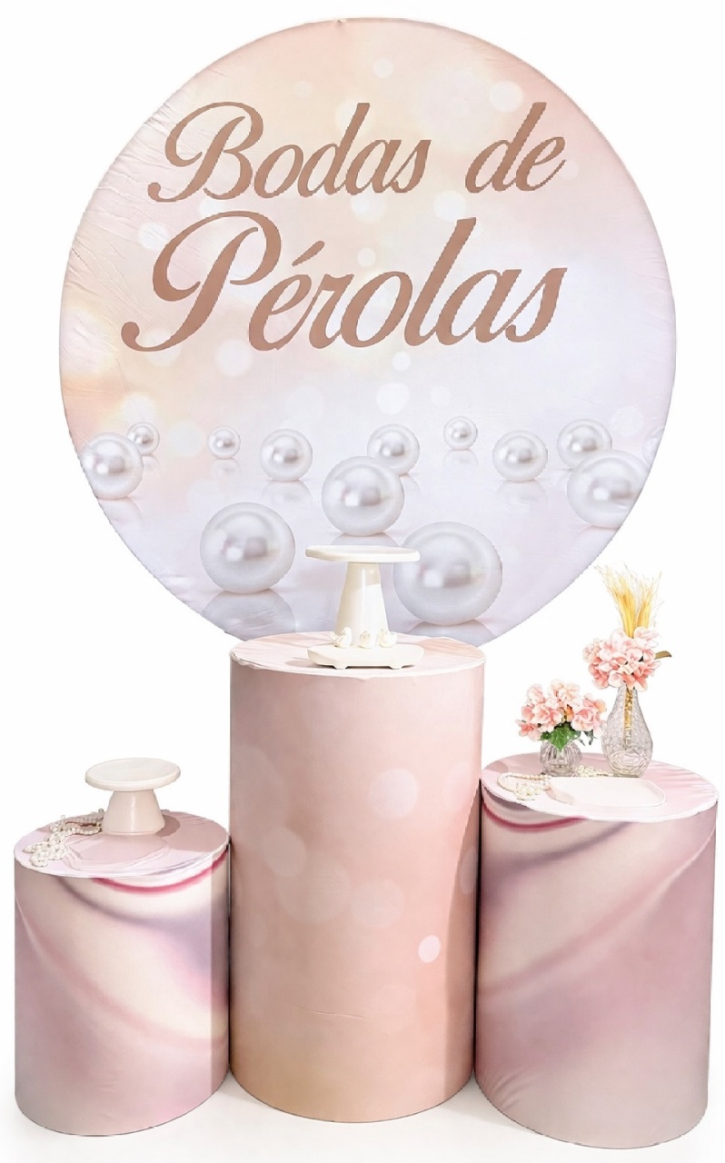 Kit - Bodas  de Pérolas - daydecorafestas