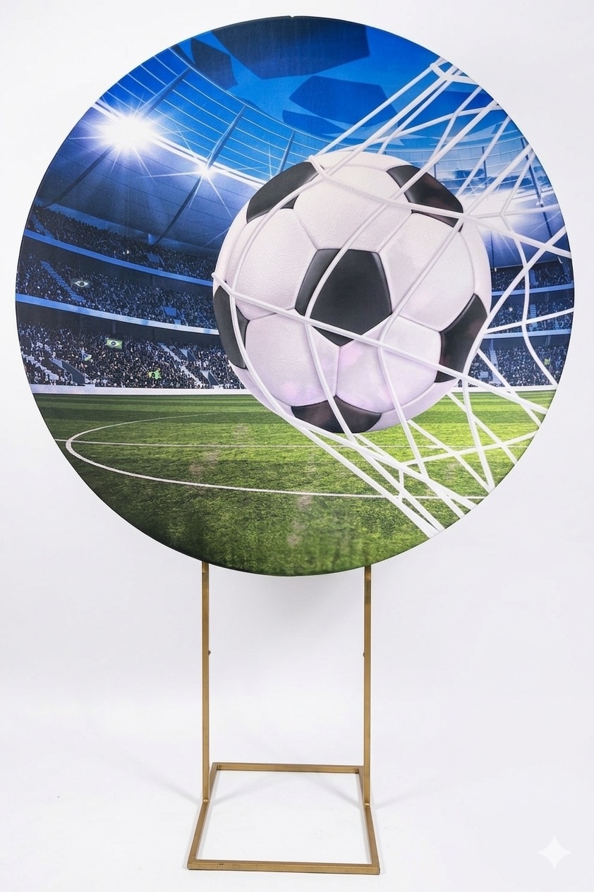 Painel Redondo 1,50 - Futebol - daydecorafestas