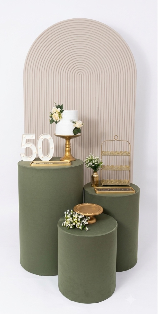 Kit - Verde E Bege - daydecorafestas