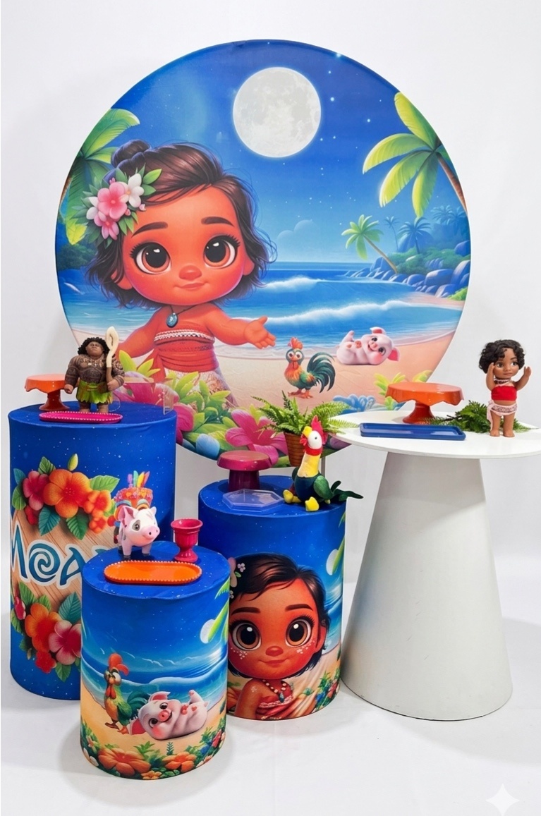Kit - Moana Baby 2 - daydecorafestas