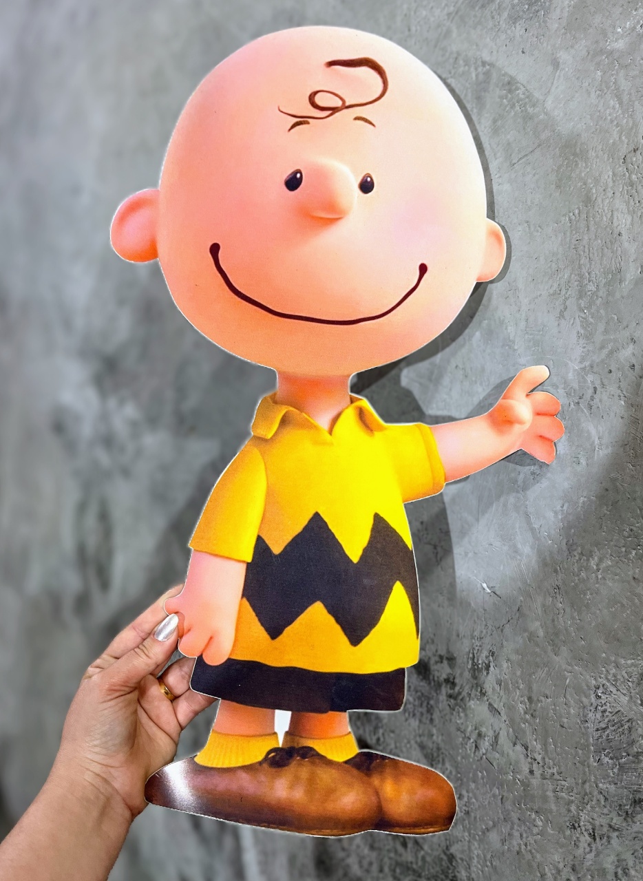 Snoopy - Placa Charlie Brown  - daydecorafestas