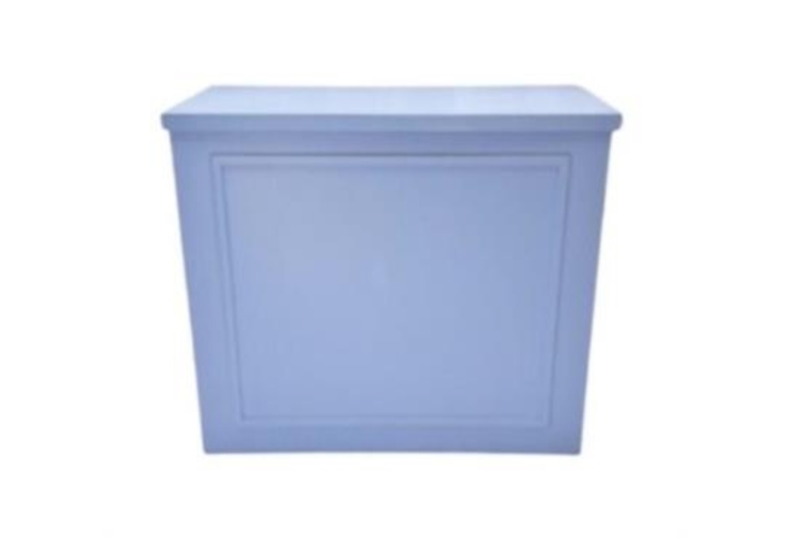 Mesa Azul Clara - Fake - Desmontável - Boiserie  - daydecorafestas