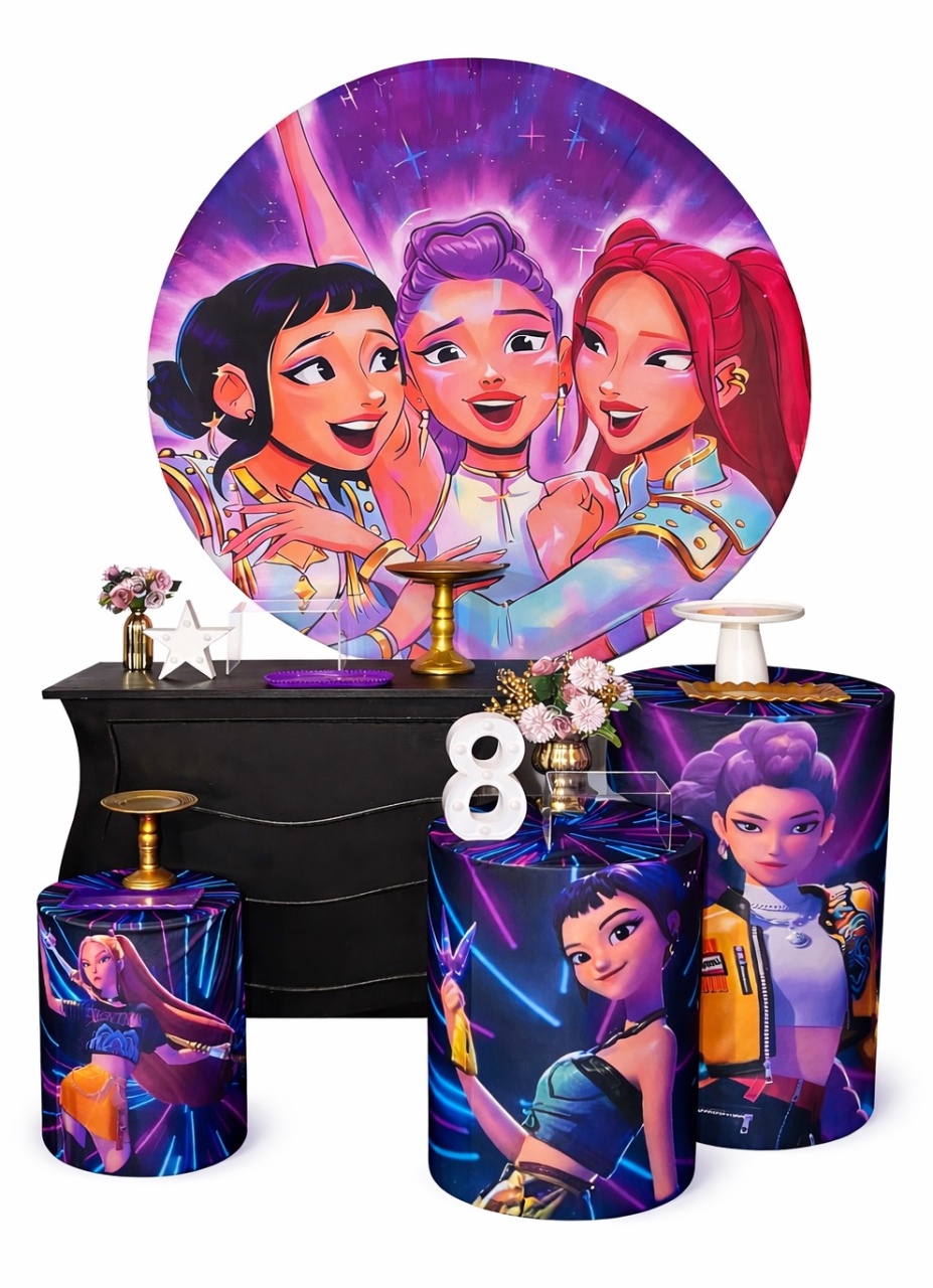 Kit - Guerreiras K Pop 2 - daydecorafestas