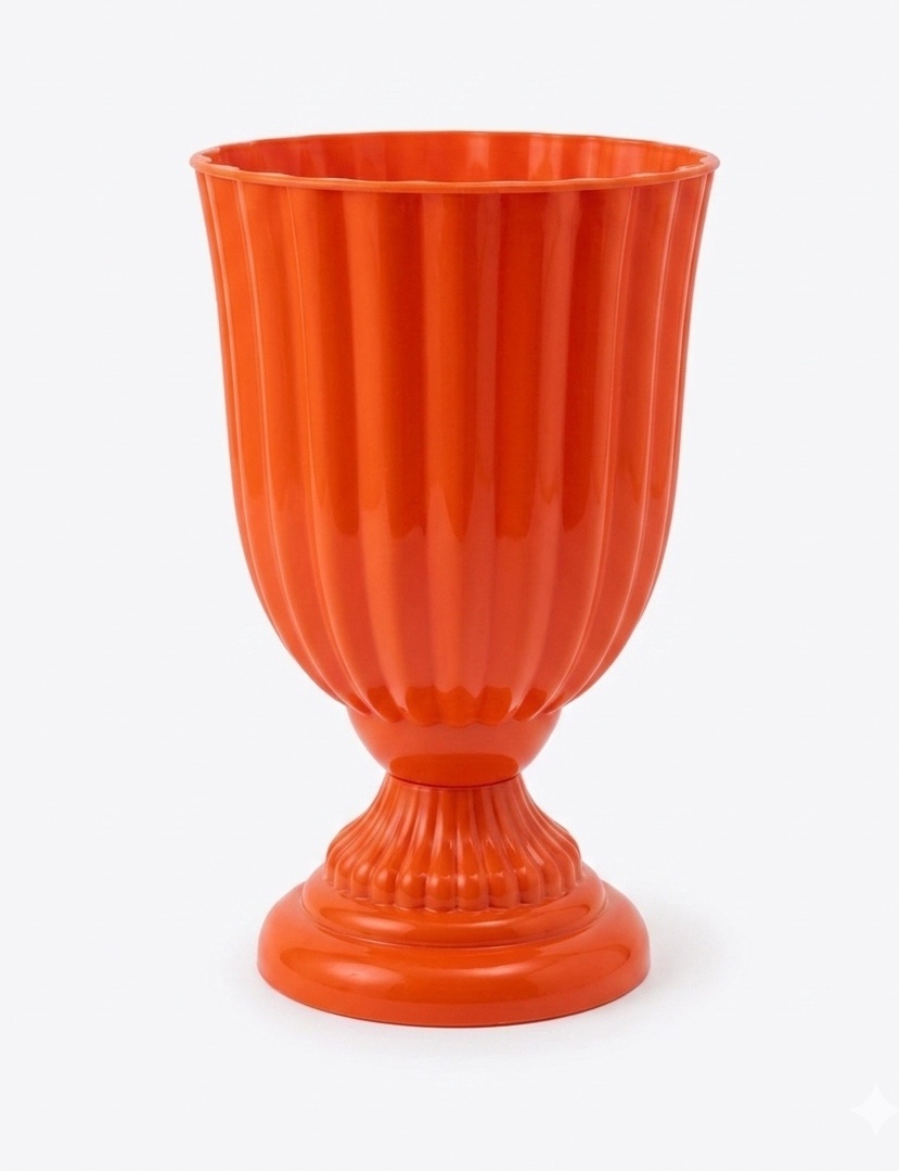 Vaso Acrilico - Laranja - P  - daydecorafestas