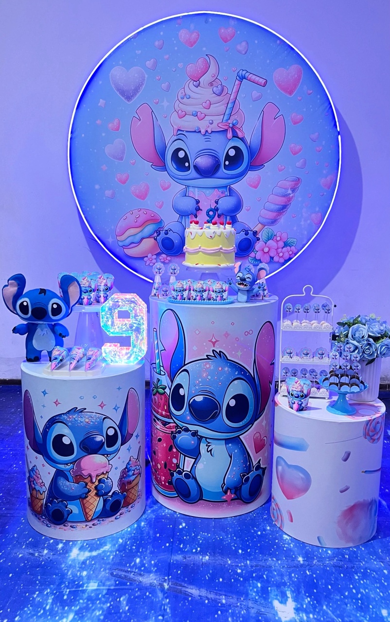Kit - Stitch Doces Com Led - daydecorafestas