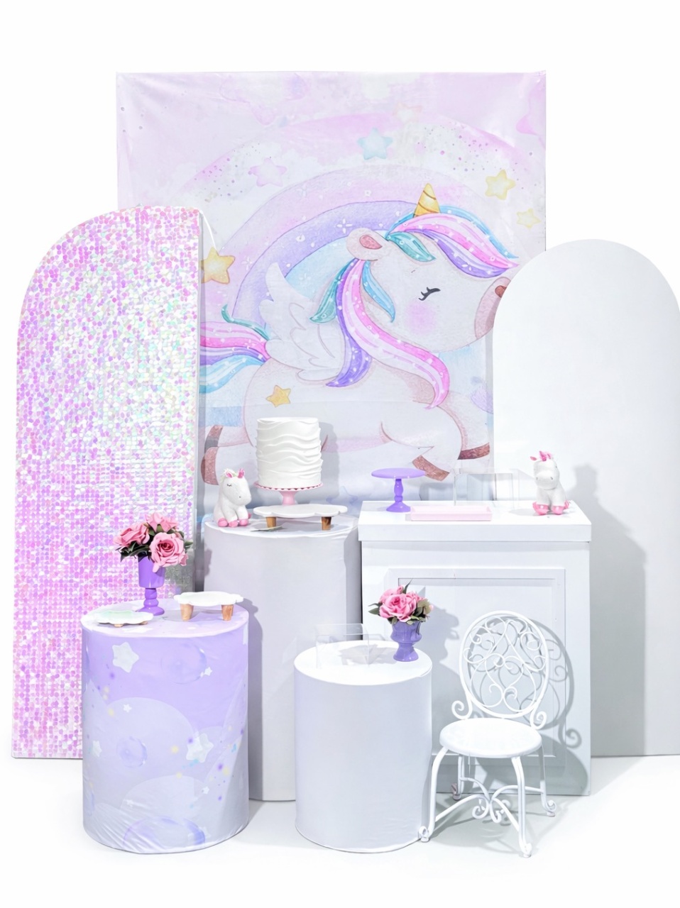Kit - Unicornio Luxo - daydecorafestas
