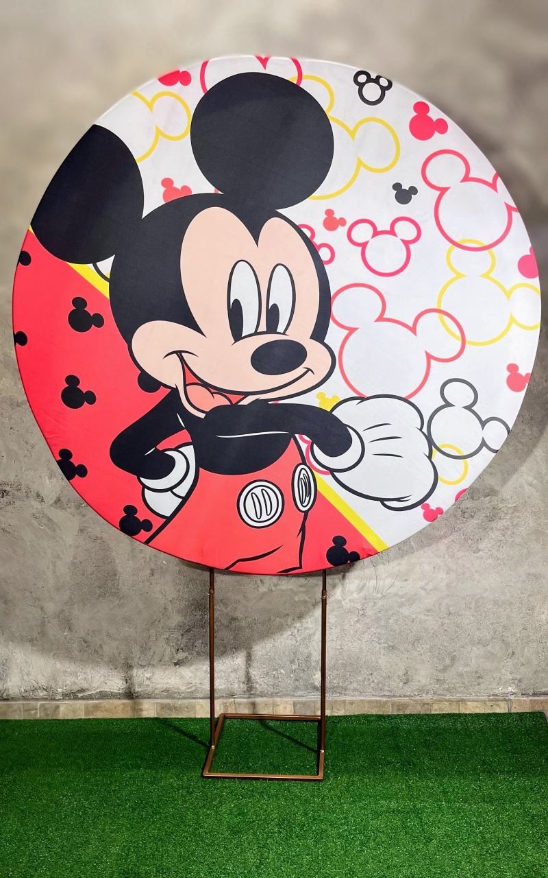 Painel Redondo 1,50 - Mickey - daydecorafestas