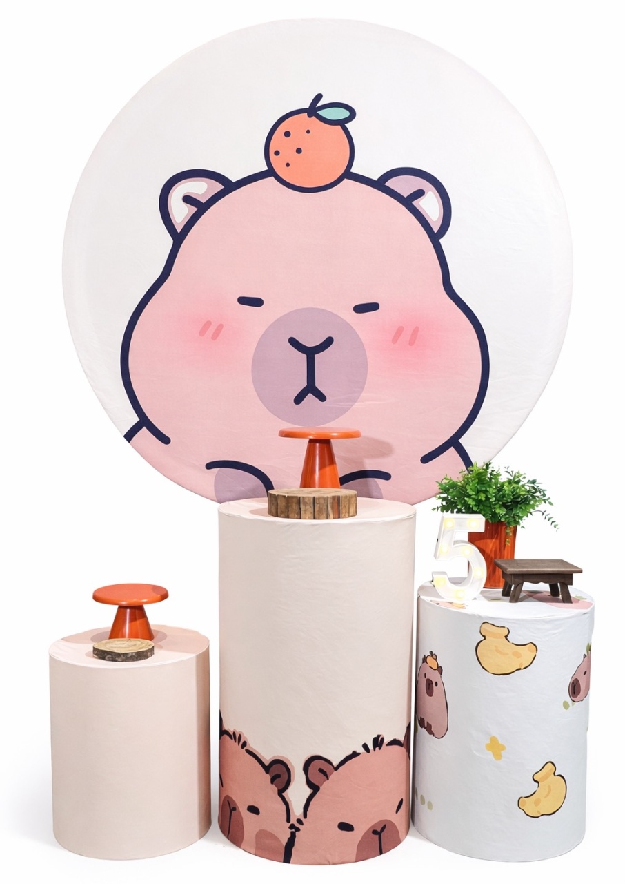 Kit - Capivara - daydecorafestas