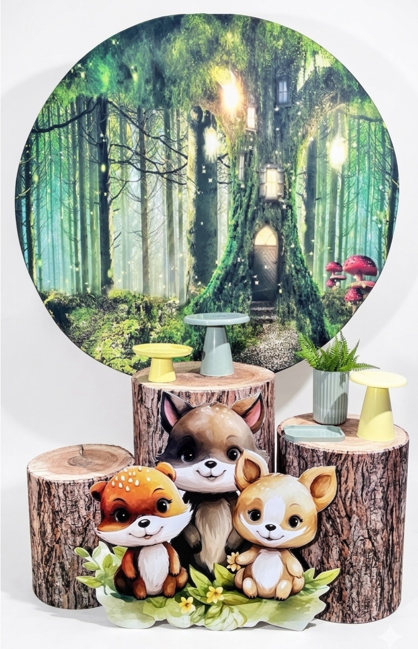 Kit - Bosque Amarelo Candy - daydecorafestas