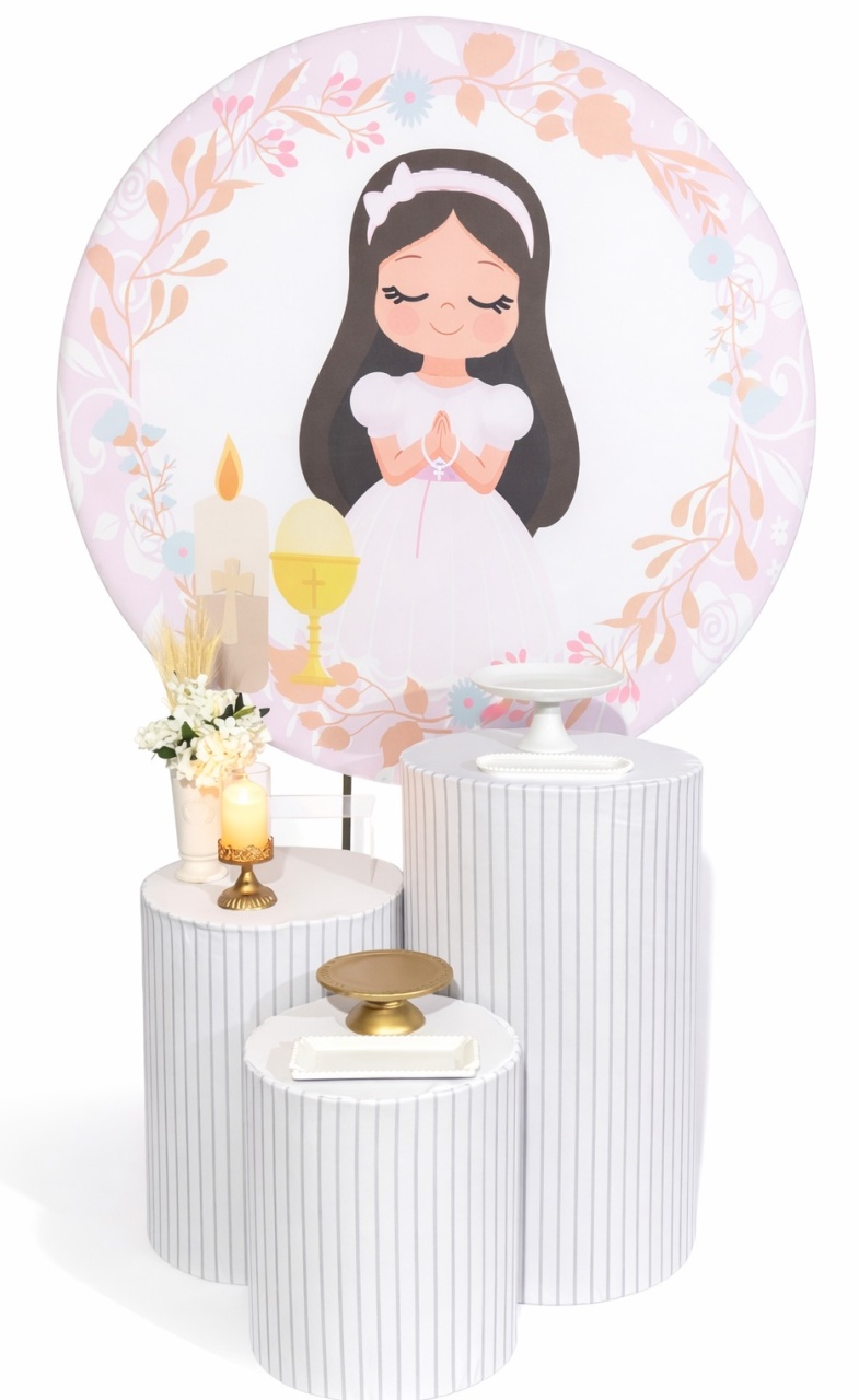 Kit - Batizado - Primeira Comunhão - Eucaristia  - daydecorafestas