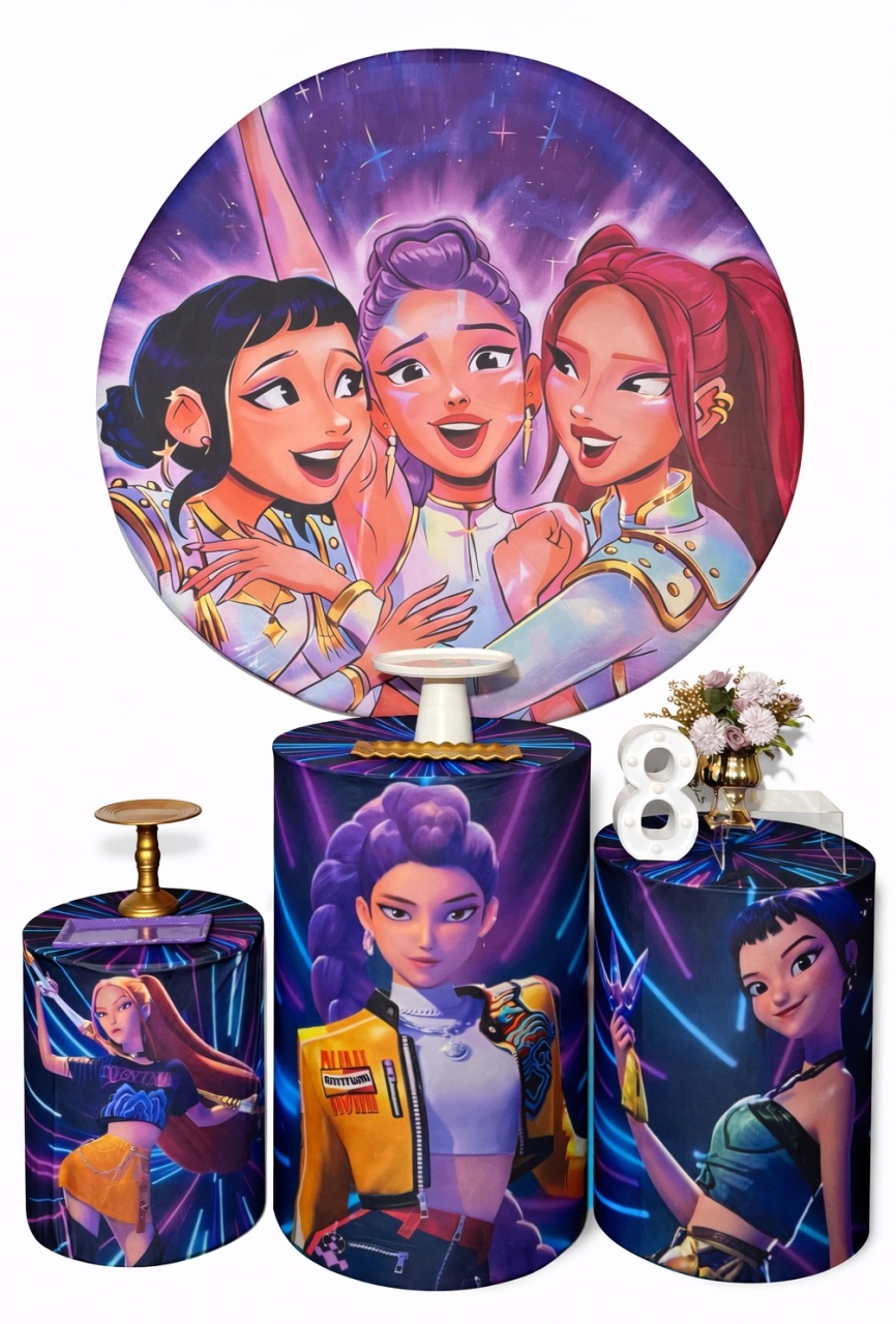 Kit - Guerreiras K Pop 1 - daydecorafestas
