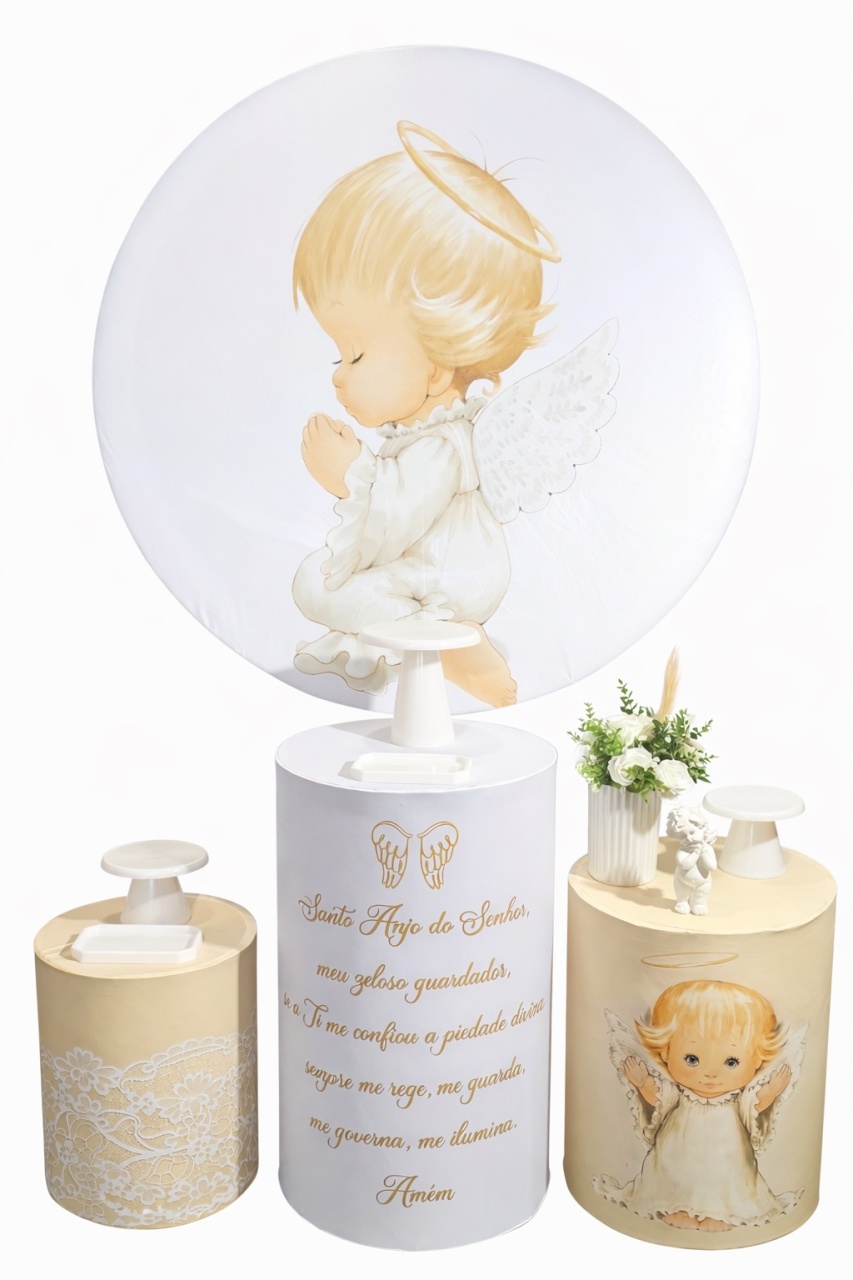 Kit - Batizado - Branco  - daydecorafestas