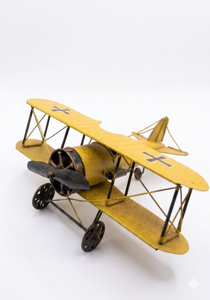 Avião de Ferro - Amarelo G - daydecorafestas