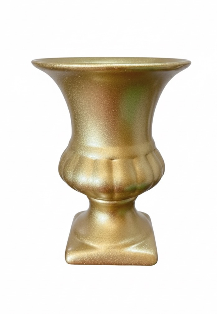 Vaso Dourado Perolado - daydecorafestas
