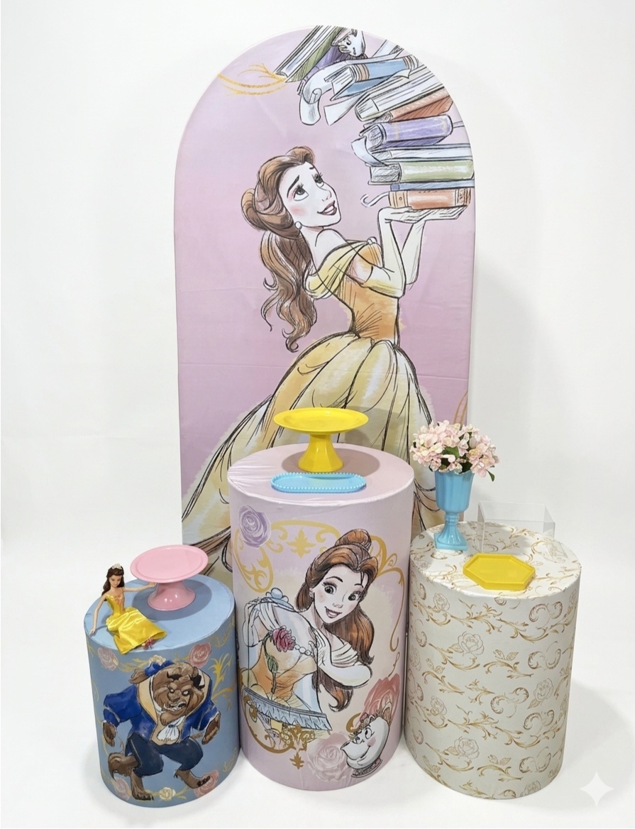 Kit - Princesa A Bela E A Fera 2 - daydecorafestas