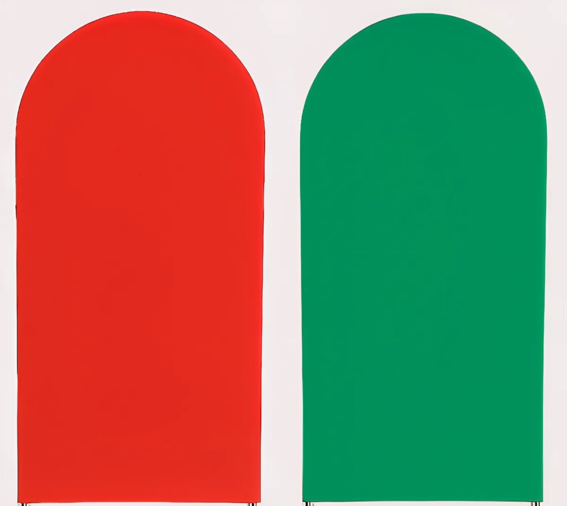 Painel Romano Veste Fácil 2X1 - Verde Escuro Ou Vermelho - daydecorafestas