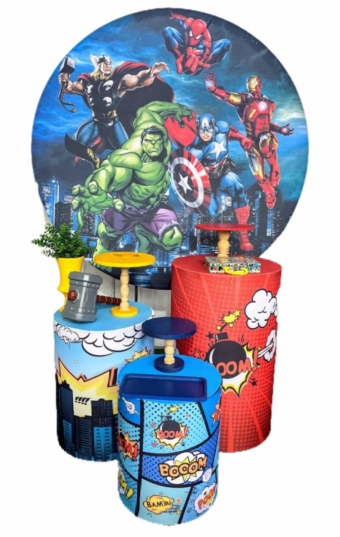 Kit - Vingadores 1 - daydecorafestas