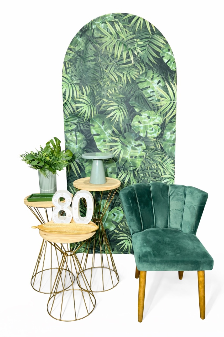 Kit - 80 Anos Verde - daydecorafestas