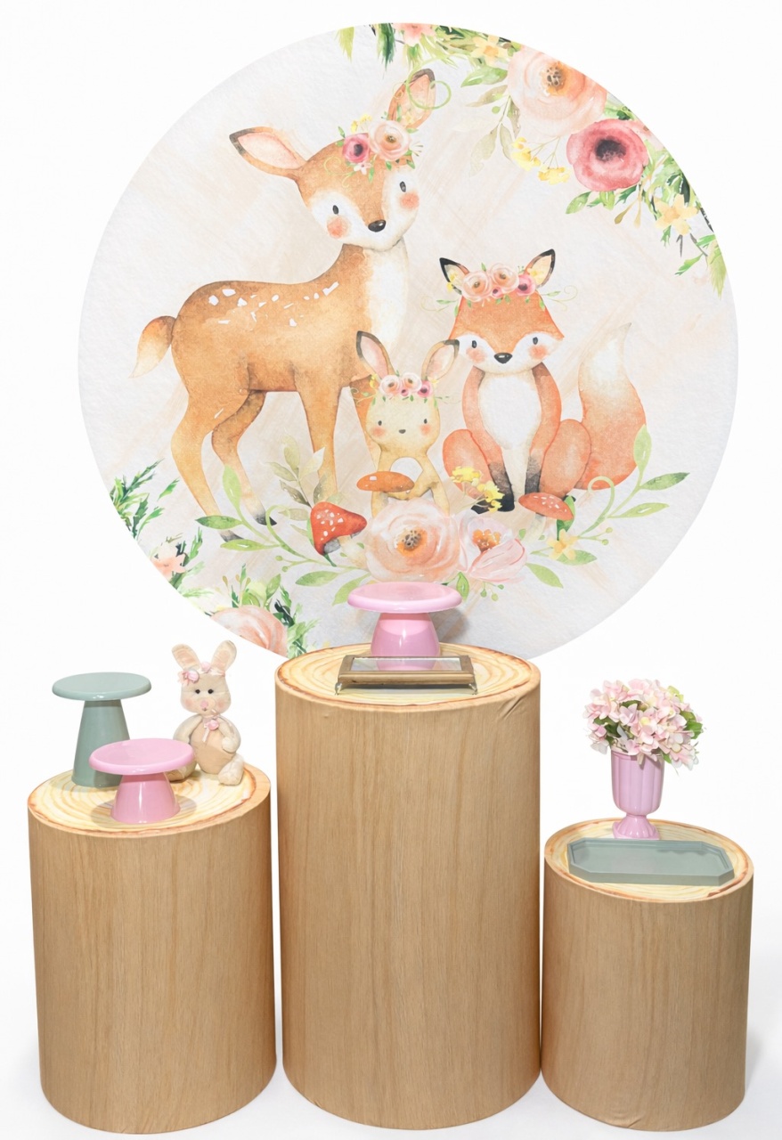Kit - Bosque Animais - daydecorafestas