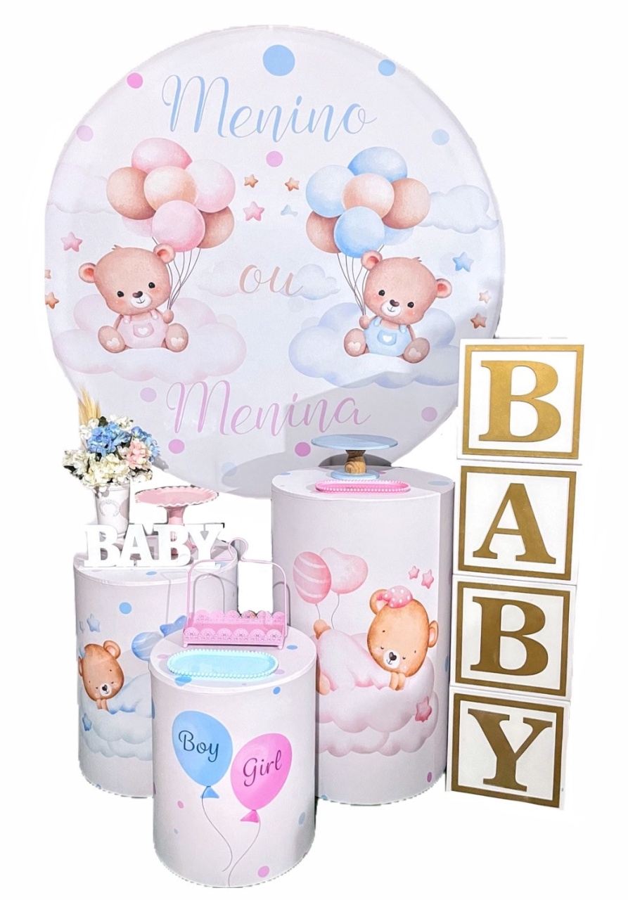 Kit - Chá Revelação  - daydecorafestas