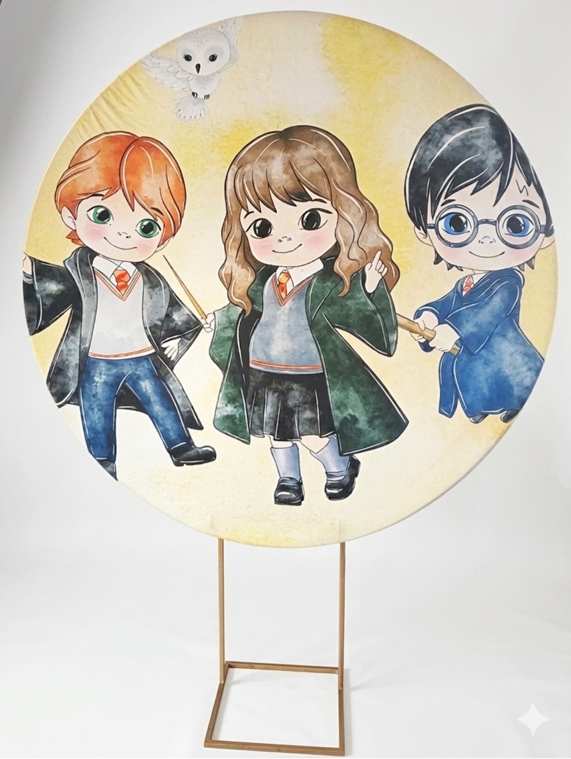 Painel Redondo 1,50 - Harry Potter 2 - daydecorafestas