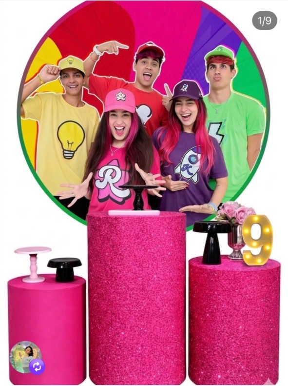 Kit - Emily Vick Os Rosas - daydecorafestas