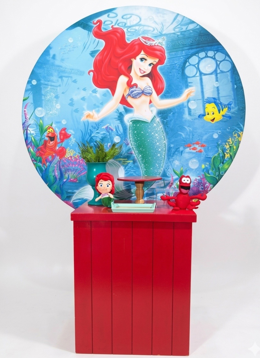 Kit - A Pequena Sereia - Ariel - daydecorafestas