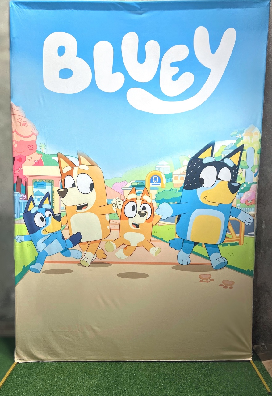 Painel Retangular 2,20X1,50 - Bluey - daydecorafestas