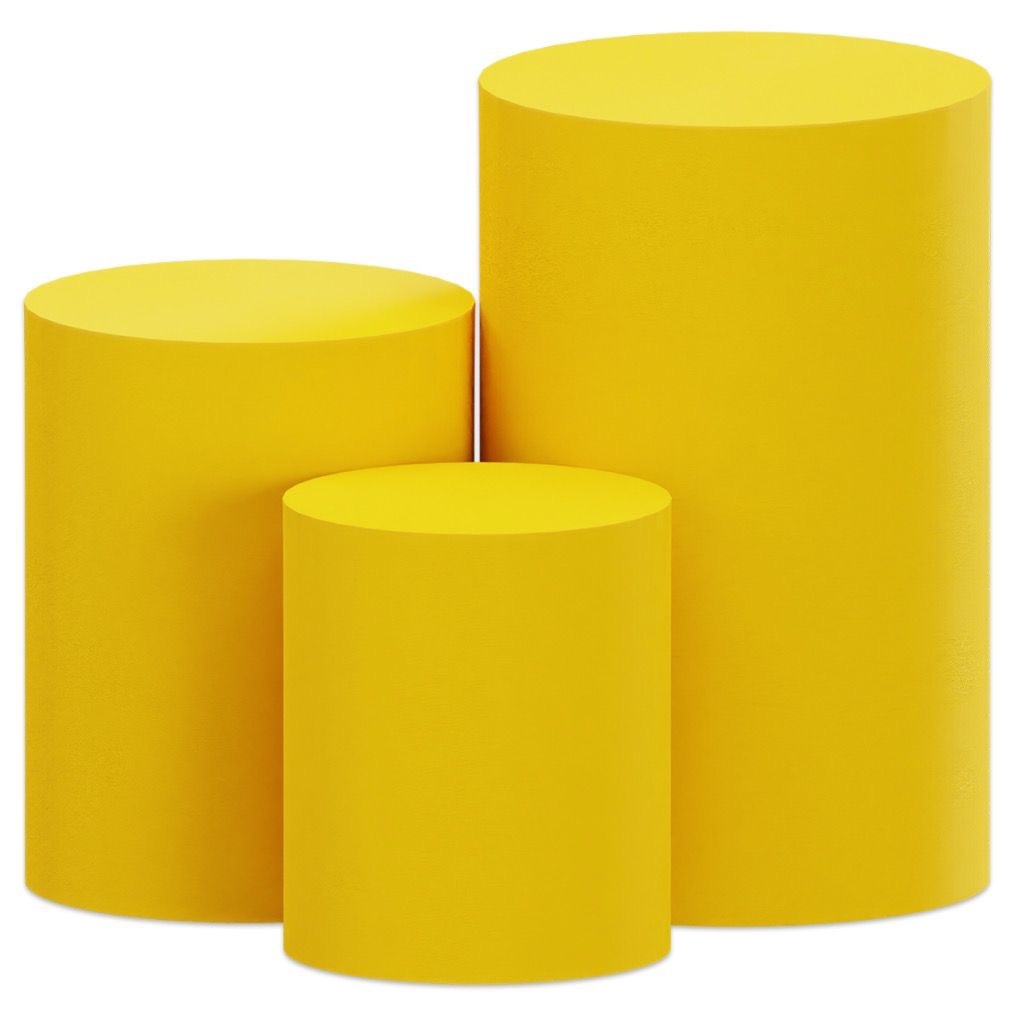 Trio Capas - Amarela - daydecorafestas