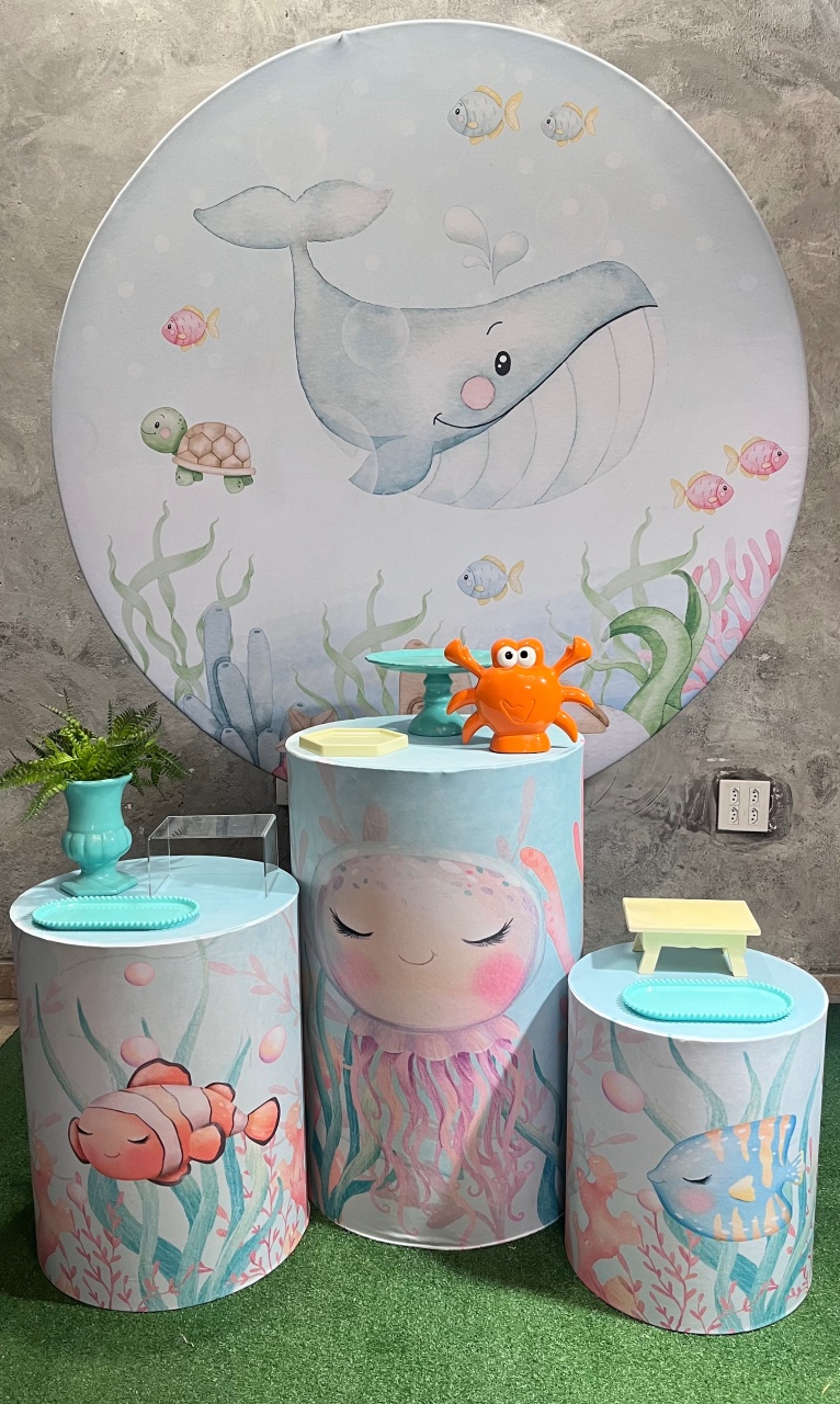 Kit - Fundo Do Mar 1 - daydecorafestas