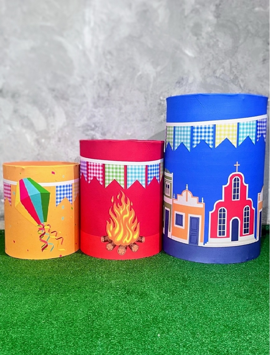 Trio de Capas - Festa Junina  - daydecorafestas