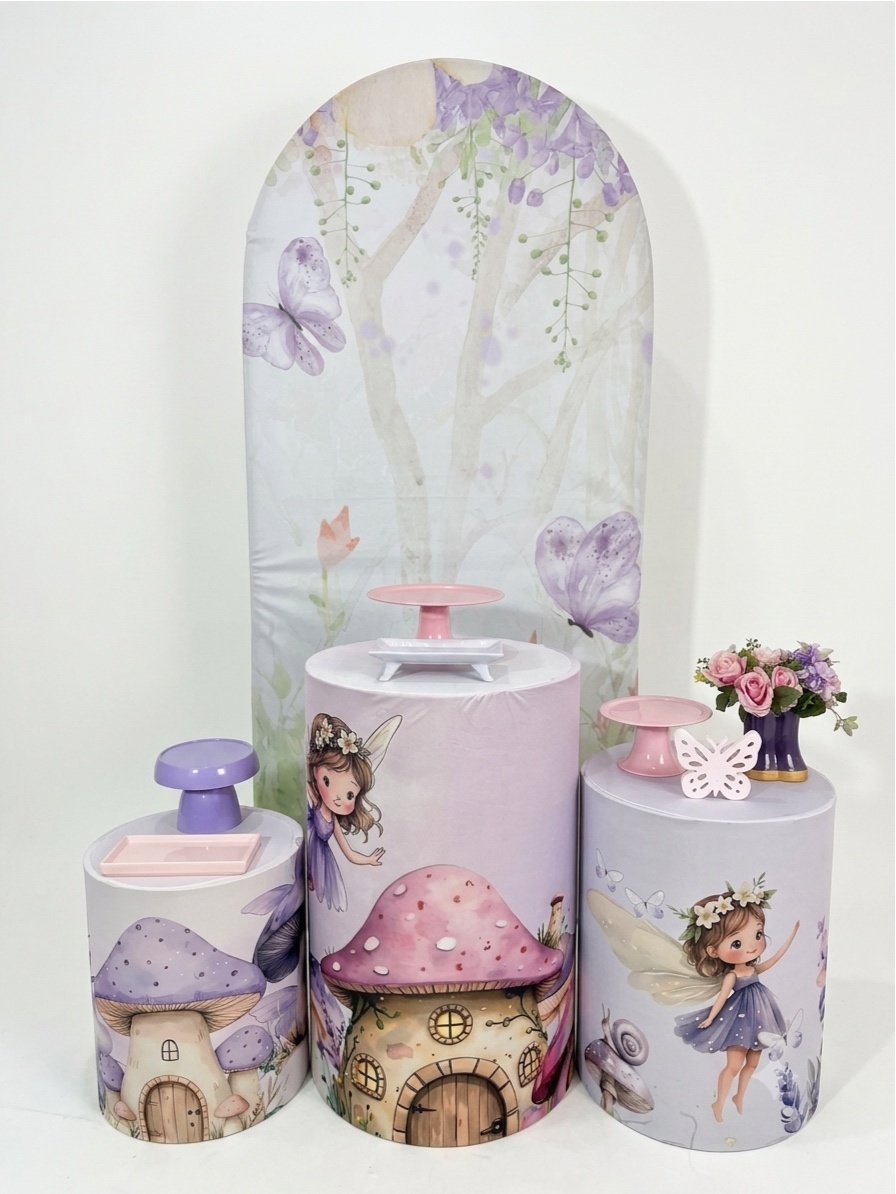 Kit - Borboletas - Jardim Encantado das Fadas 2 - daydecorafestas