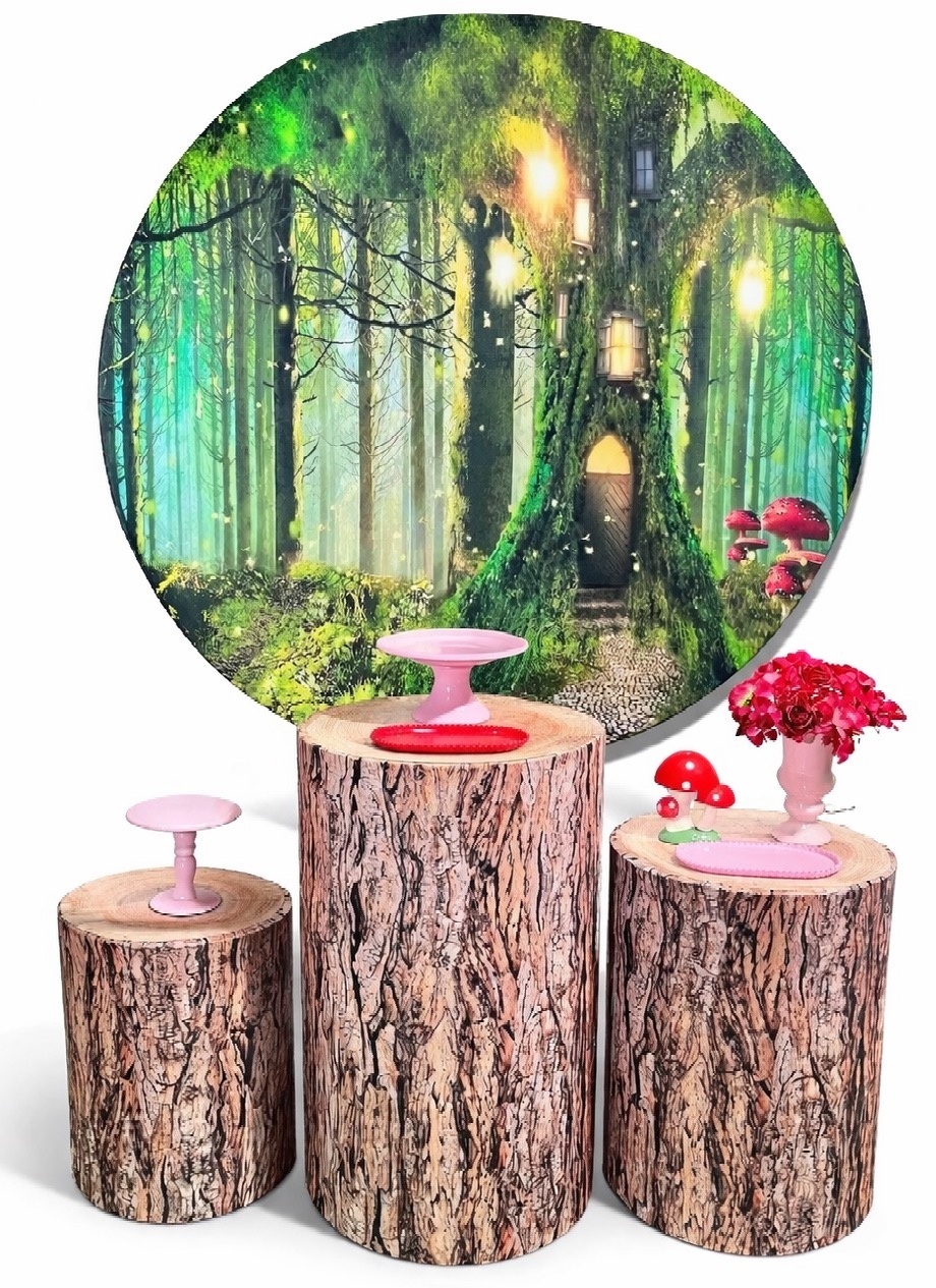 Kit - Bosque Cogumelo - daydecorafestas